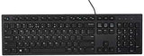 Dell KB216 Wired USB Multimedia Keyboard in Black, US Edition. Standard QWERTY layout.