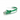 Green Acconet CAT6 0.5m UTP patch lead with moulded boots, used for connecting network devices.