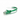 Green Acconet CAT6 0.5m UTP patch lead with moulded boots, used for connecting network devices.