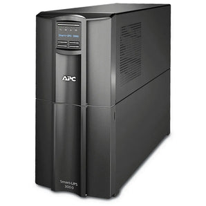 APC SMT3000IC Smart-UPS: 3000VA Line Interactive UPS with 8 IEC C13 and 2 IEC C19 outlets, Tower design.