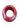 Red 4mm AccoNet solar cable, sold by the meter, designed for outdoor use in solar panel wiring systems.