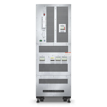 APC Easy UPS 3S 40kVA 400V 3-Phase UPS with internal batteries for 10 minutes runtime, expandable battery strings, and harsh environment protection.