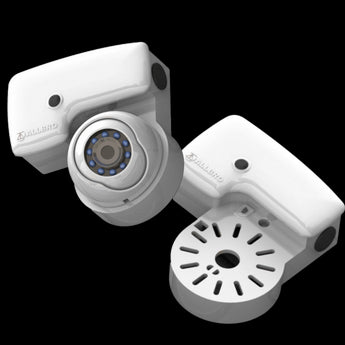 Camera Den 110mm junction box, IP66 waterproof, compatible with mini dome and bullet cameras. Provides secure and weatherproof housing.