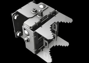 IgniteNet MetroLinq LC Precision Bracket; a sturdy pole mount for precise alignment of wireless network devices.