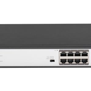 BDCOM-PS1218-16P: 16-Port 10/100 POE switch with 16 POE ports and 2 x 1000Mbps Combo ports for network and power connectivity.