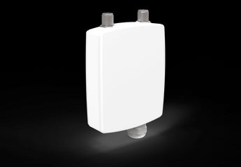 LigoWave DLB 5Ghz Connectorised Radio, a white outdoor access point, used for point-to-multipoint wireless connections.