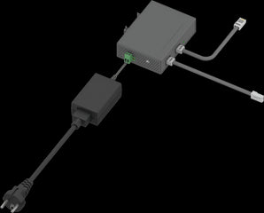 LigoWave RapidFire Powering Kit (LW-GPOE-RAPIDF): PoE injector and power supply for reliable device powering and network connectivity.