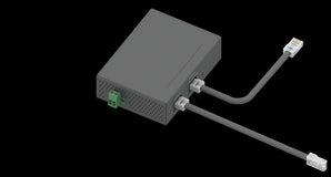 LigoWave RapidFire Powering Kit (LW-GPOE-RAPIDF): PoE injector and power supply for reliable device powering and network connectivity.