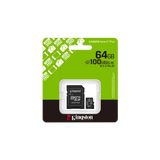 Kingston Canvas Select Plus 64GB microSD card (SDCS3/64GB) for Android devices and cameras.