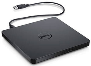 Dell DW316 External USB Slim DVD +/- RW Optical Drive. USB powered, plug and play DVD drive.