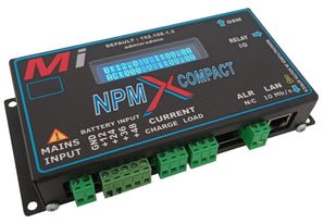 Micro Instruments NPM-X-Compact: Compact remote network power monitor for 12-60V systems, providing Ethernet & DC power solutions.
