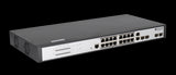 BDCOM S2520P: 16 Gigabit PoE ports, 2 Gigabit optical ports, and 2 Gigabit combo ports for powerful network solutions.