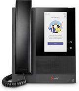 Poly CCX 400 desktop phone for Microsoft Teams with desk stand