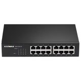 Edimax GS-1016-V2: 16-port unmanaged gigabit switch. Metal housing, rack-mountable. Provides fast Ethernet connectivity for small to medium networks.