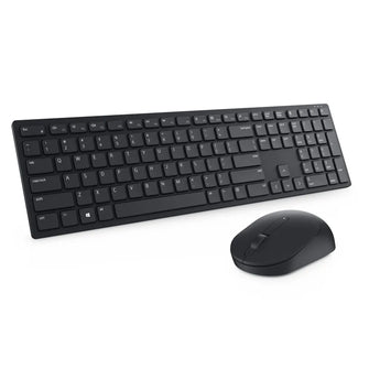 Dell Pro KM5221W Wireless Keyboard and Mouse Combo - Enhances productivity with a sleek, black design.