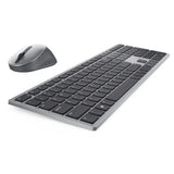 Dell Premier Multi-Device Wireless Keyboard and Mouse (KM7321W) on a white surface.