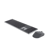 Dell Premier Multi-Device Wireless Keyboard and Mouse (KM7321W) on a white surface.