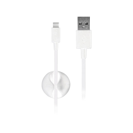 Port 12m White USB-A to USB-C Cable - NexGen Computing -R 240.81