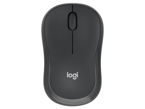 Logitech M240 Silent Bluetooth Mouse in graphite, an ambidextrous wireless mouse.