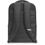 HP Renew Business 17.3-inch Laptop Backpack for professionals, made from recycled ocean plastic, carrying a laptop.