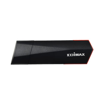 Edimax ED-EW-7822UMX: USB 3.0 wireless adapter, Wi-Fi 6, dual-band (1200Mbps 5GHz, 573Mbps 2.4GHz), enhances connectivity.
