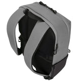Targus Sagano Campus Backpack 15.6 Inch Grey, a slim and eco-friendly laptop bag.