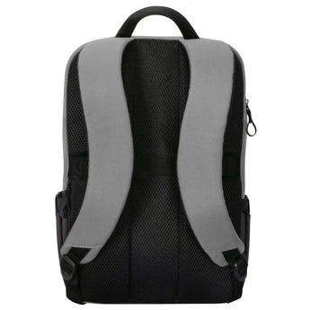 Targus Sagano Campus Backpack 15.6 Inch Grey, a slim and eco-friendly laptop bag.