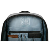 Targus Sagano Campus Backpack 15.6 Inch Grey, a slim and eco-friendly laptop bag.