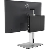 Dell Pro Micro All-in-One Stand MFS22 for OptiPlex Micro. Supports 19"-27" monitors with VESA mount. Clean cable management.