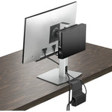 Dell Pro Micro All-in-One Stand MFS22 for OptiPlex Micro. Supports 19"-27" monitors with VESA mount. Clean cable management.