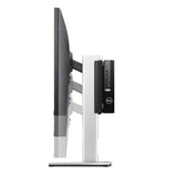 Dell Pro Micro All-in-One Stand MFS22 for OptiPlex Micro. Supports 19"-27" monitors with VESA mount. Clean cable management.