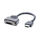 LINDY HDMI Male to DVI-D Female Adapter (ADA-HDMI-DVID-F-L) for connecting devices with different video output ports.