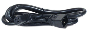 APC AP9877 power cord, 2.13 meters long, for connecting APC equipment, grey color