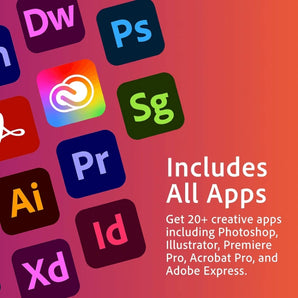 Adobe Creative Cloud Pro - All Apps 1 Year Subsciption