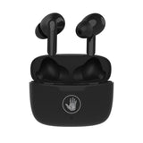 Body Glove Essentials TWS Lux Wireless Earbuds in Black: Bluetooth 5.0, touch control, long battery life.