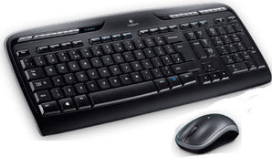 Logitech Black MK330 Cordless Keyboard & Mouse