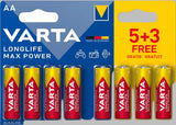 Varta Longlife Max Power Alkaline AAA 8 Pc