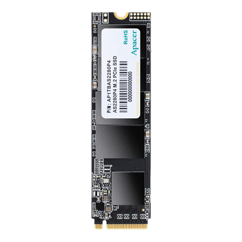 Apacer AS2280P4 512GB M.2 PCIe Gen3 NVMe SSD - Buy now from NexGen Computing