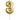 Casey 10cm Gold Numerical Birthday Candle Nr.3 Retail - Buy now from NexGen Computing