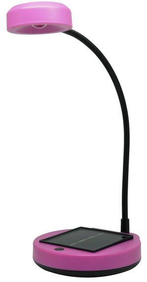 Noble Pink SunLite Solar Powered Tabletop Lamp