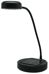 Noble Black SunLite Solar Powered Tabletop Lamp