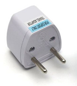 UniQue Travel Adapter Two Pin Male Schuko Plug To