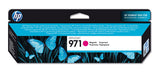 HP 971 Magenta Ink Cartridge (CN623AE) for HP OfficeJet Pro X series printers, producing approximately 2,500 pages.