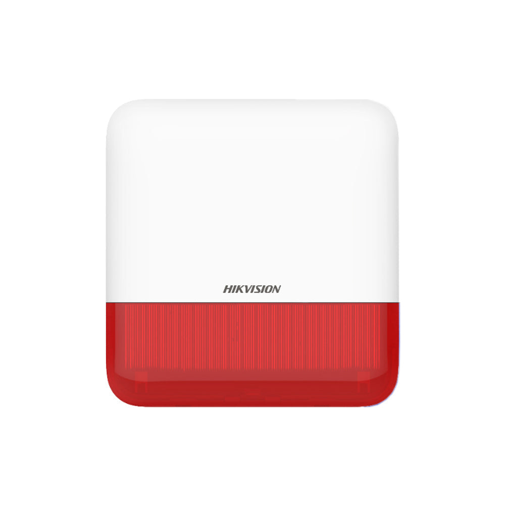 Hikvision AX Pro Red Wireless Outdoor Sounder - NexGen Computing -R 1799.10