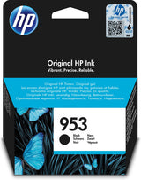 HP 953 Black Original Ink Cartridge for OfficeJet Pro printers. Prints approximately 1,000 pages.