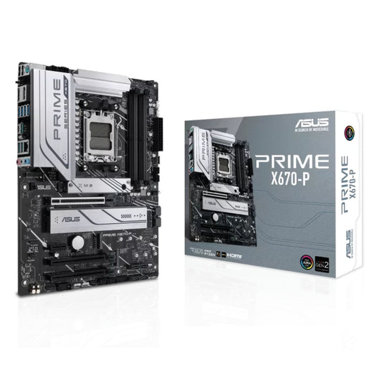 Asus AMD X670-P Ryzen AM5 ATX Prime Motherboard - NexGen Computing -R 6200.00