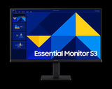 Samsung LS27D300GAUX 27 inch borderless IPS monitor displaying vibrant visuals.