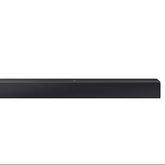 Samsung HW-B450F 2.1 Channel Soundbar with wireless subwoofer, offering 300W and Dolby Audio.