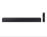 Samsung HW-B450F 2.1 Channel Soundbar with wireless subwoofer, offering 300W and Dolby Audio.