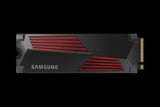 Samsung 990 PRO 1TB NVMe SSD with Heatsink (MZ-V9P1T0CW) for PS5 and PC, offering high-speed storage and optimal thermal management.